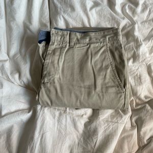 Khaki L.L. Bean Chino Pants (35x32)